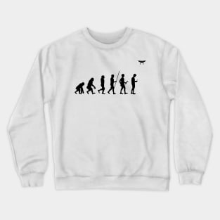 Quadcopter And Drone Evolution Funny product Crewneck Sweatshirt